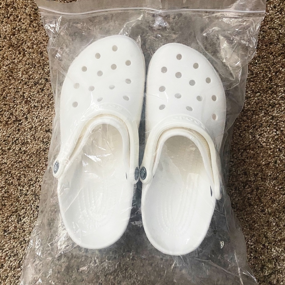 White Crocs